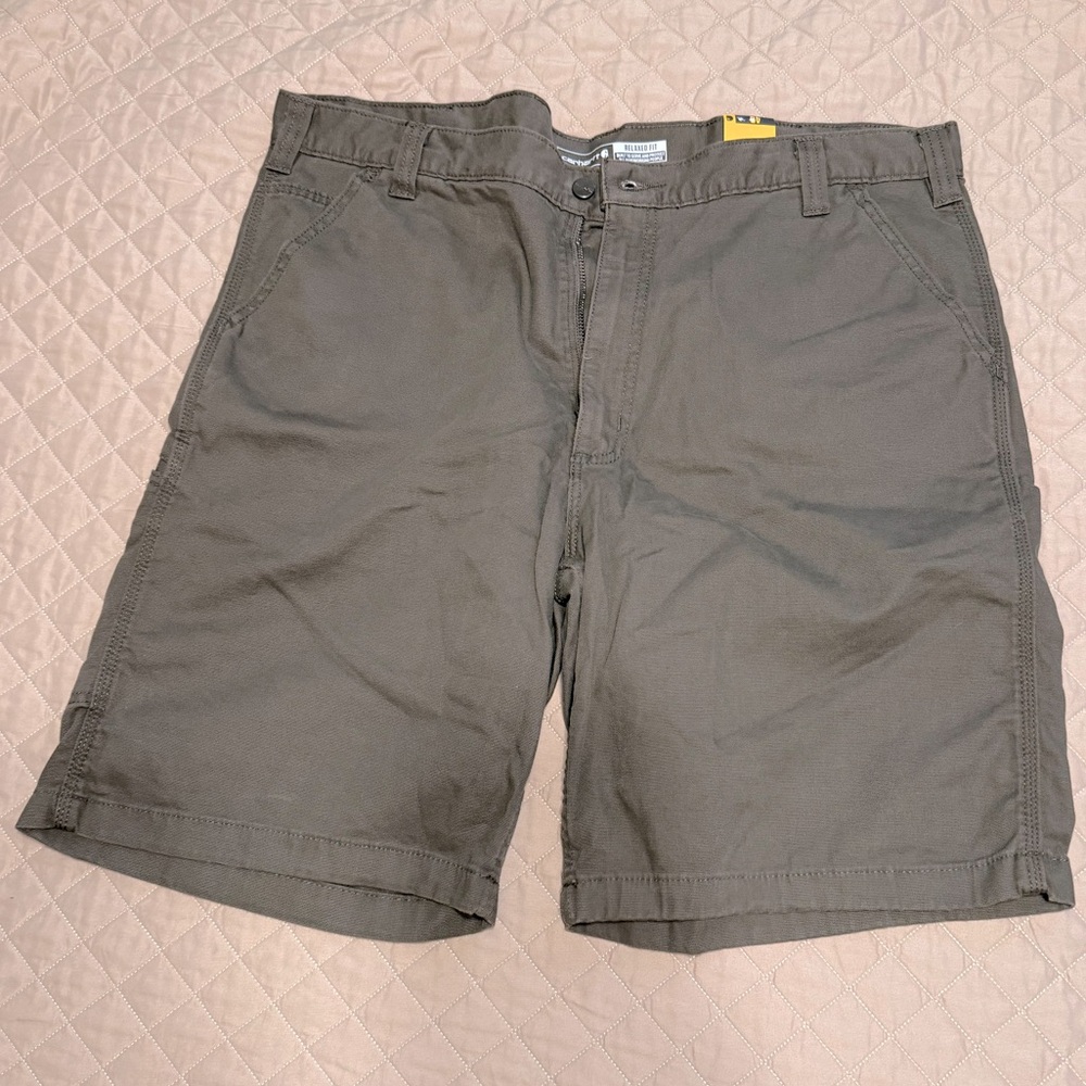 Carhartt Men’s Rugged Flex Relaxed Fit Canvas Work Shorts